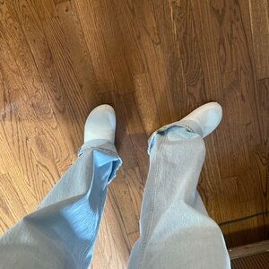 Marni White Leather Clogs - Sabot Loafers